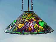 Grape Tiffany hanging lamp (cone)
