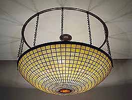 36" PARASOL TIFFANY CHANDELIER
