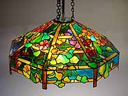 25" Nasturtium Tiffany Lamp Trellis