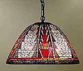 American Indian Tiffany-lamp