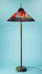 Tiffany floor lamp Peony 29"