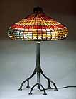 straight lines tiffany lamp
