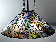 28" Clematis Tiffany lamp chandelier